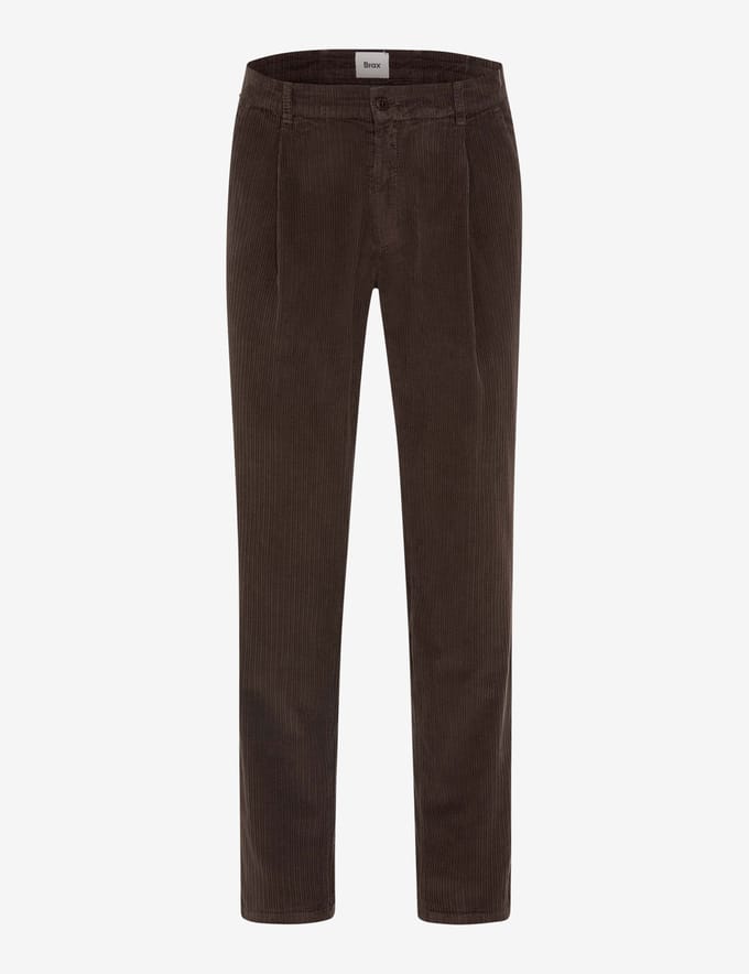 Brax Heren Chino  Style TINO CHOCOLATE, donkerbruin, maat 36/34