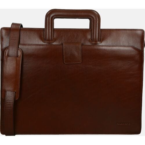 Claudio Ferrici Classico laptoptas 15.6 inch M brown