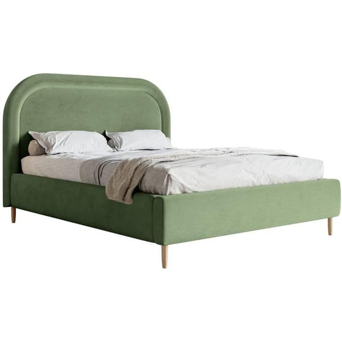 Bedframe Lorena velvet 140 x 200 cm | NADUVI Collection