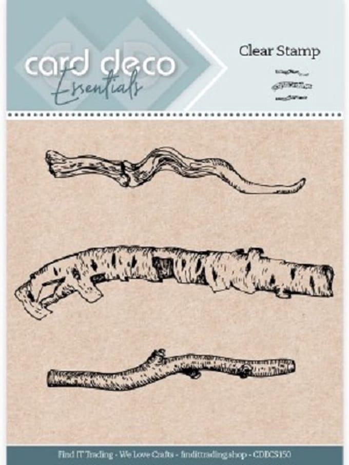 Card Deco Essentials - Clear Stamp - Birch Trunk