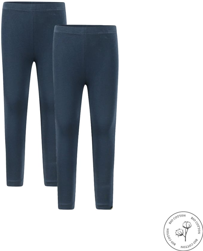 Koko Noko Meisjes 2-Pack Leggings - Donkerblauw