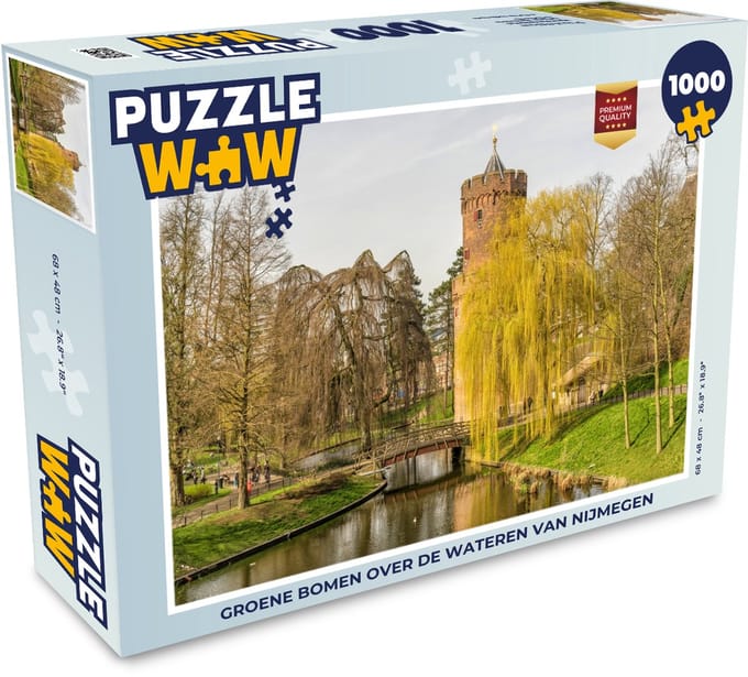 Puzzel Water - Boom - Nijmegen - Legpuzzel - Puzzel 1000 stukjes volwassenen