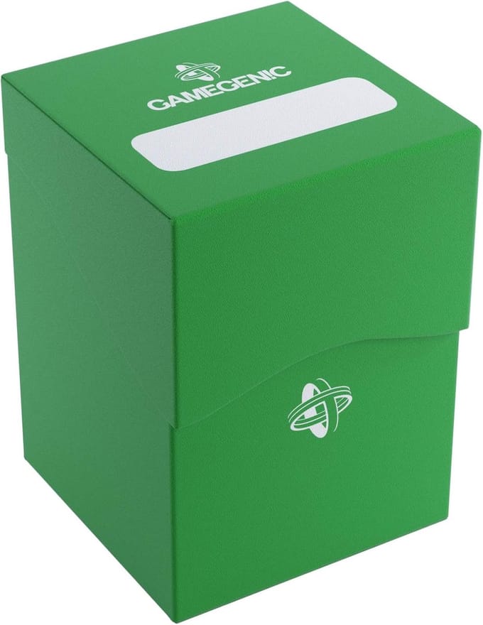 Kaart Doos - Deck Box - Kaarten Opbergen - Zelfborgende Klep - 100+ Kaarten - Groen
