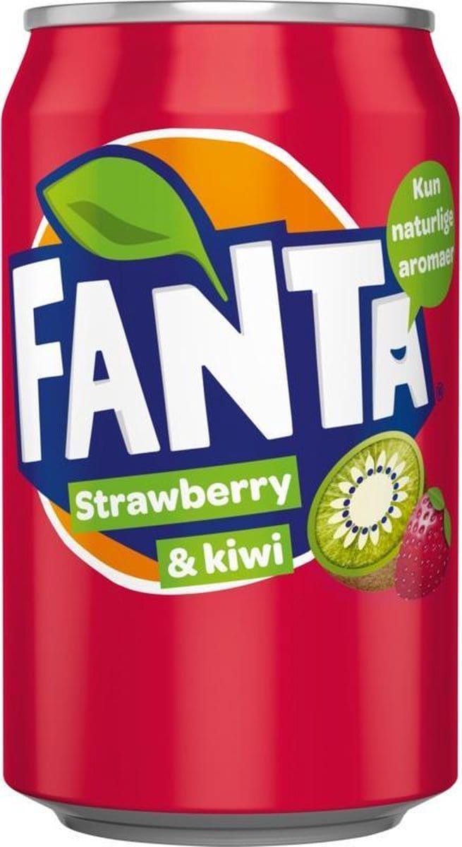 Fanta Strawberry & Kiwi Frisdrank - 24 x 330 ml