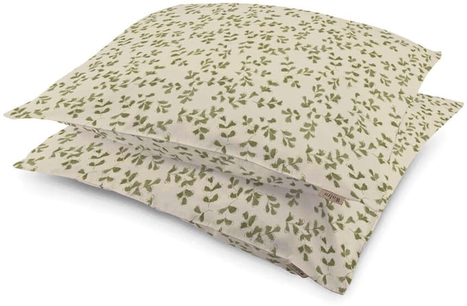 Walra Kussensloop Dancing Twigs - 2x 37x55 - 100% Katoen (BCI) - Groen