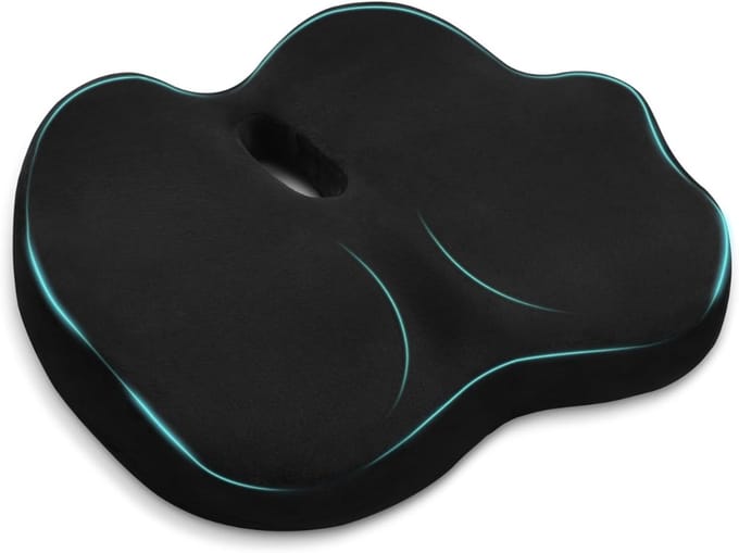 Aurixi® Wigkussen - Wigkussen Bed - Matrasverhoger - ZWart -15cm x 17cm x 4cm