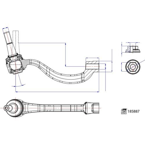 Disselstanguiteinde FEBI BILSTEIN 185887