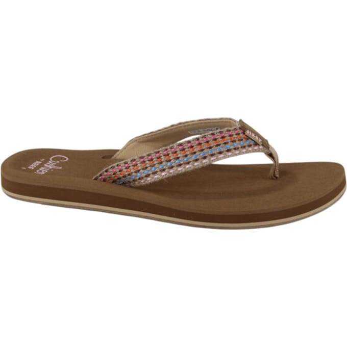 Reef BAJA ELANA BROWN/PINK Dames Slippers - brown/pink