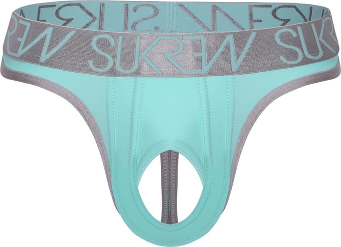 SUKREW U-Style Classic Thong Peppermint - MAAT S - Erotisch Heren Ondergoed - String voor Man - Sexy mannen String