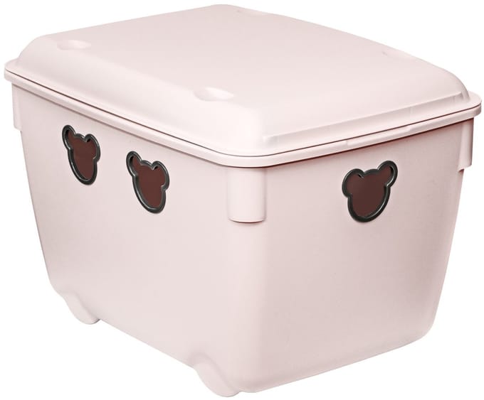 Branq - Speelgoedopberger 40l - Grote container voor speelgoeden - Roze