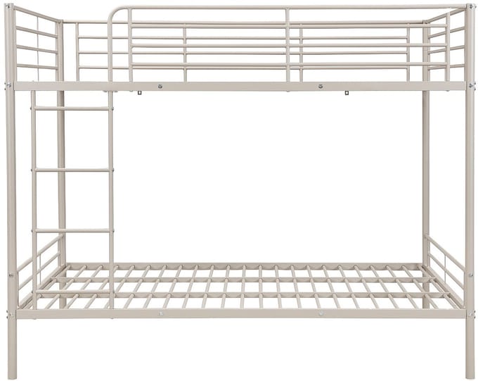 Vente-unique Stapelbed metaal beige 120 x 190 cm