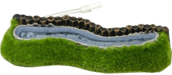 Aqua Nova Aquarium Decoratie met Luchtpomp Aansluiting (16x5 cm)
