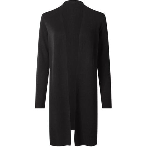 ESMARA Lang dames vest (Zwart, XS (32/34))