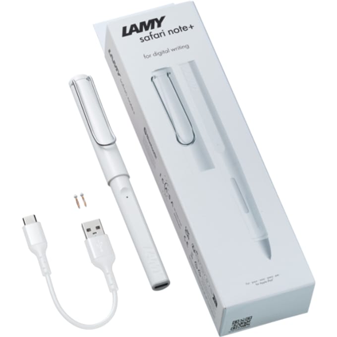 Lamy digitale pen note +, model safari, wit