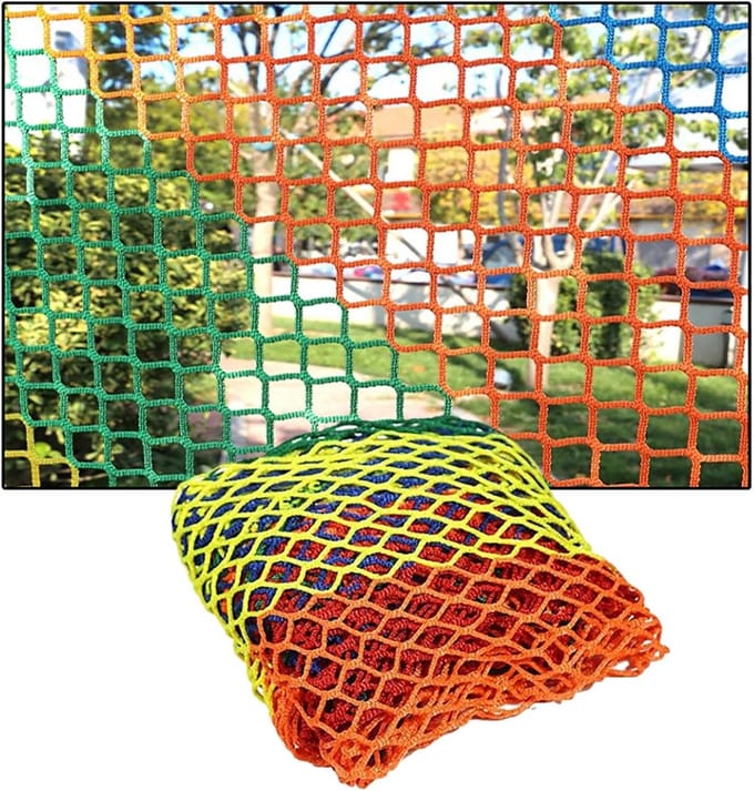 Veiligheidsnet, Buitenbalkon Veiligheidsnet Touwnet, Knooploos Polyester Sportnet(Size:1x6m)