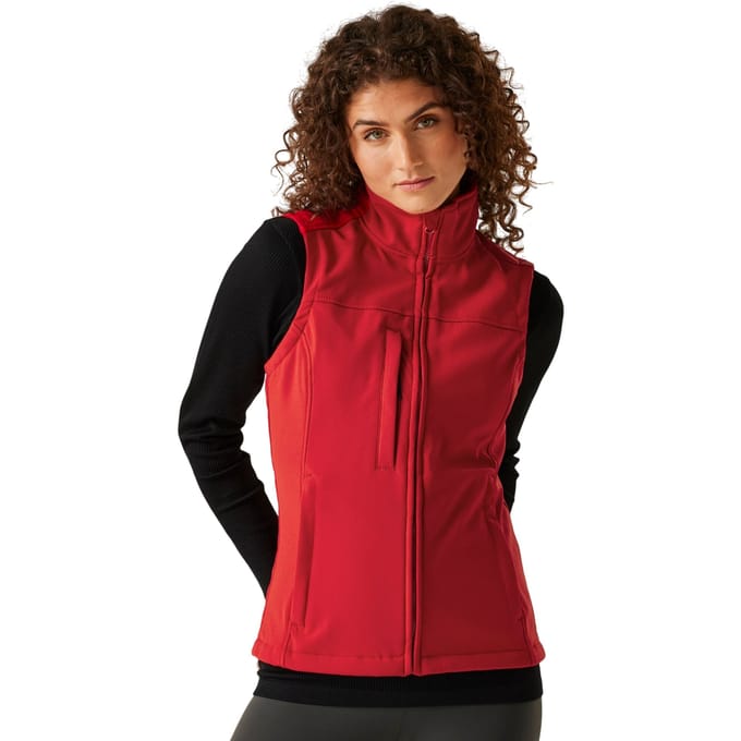 Regatta Dames/Dames Flux Softshell Gilet (Klassiek rood)