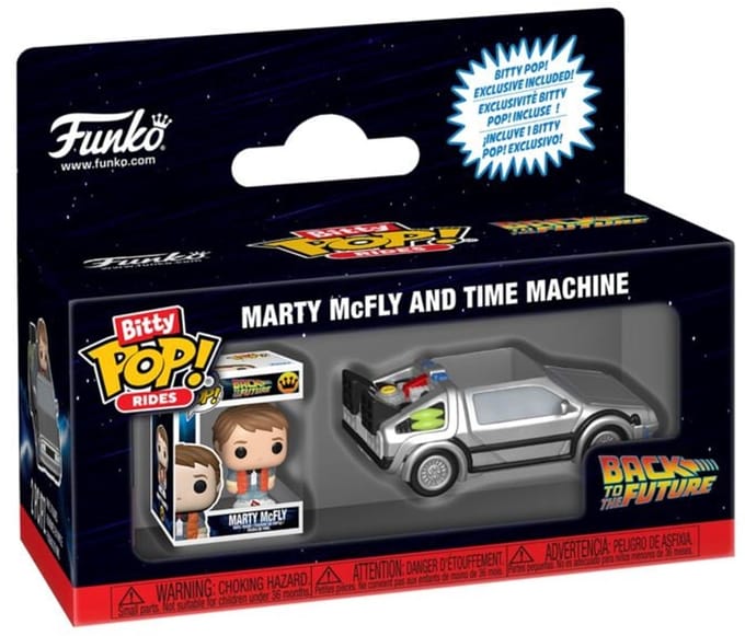 Back To The Future Time Machine (Bitty Pop! Ride) Vinyl Figur Funko Pop! standaard Unisex
