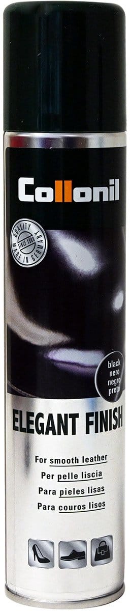Collonil Elegant Finish 200 ml - Zwart – Zelfglanzende spray voor glad leer – Collonil Elegant Finish 200 ml geeft glad leer direct glans zonder dat je hoeft na te poetsen