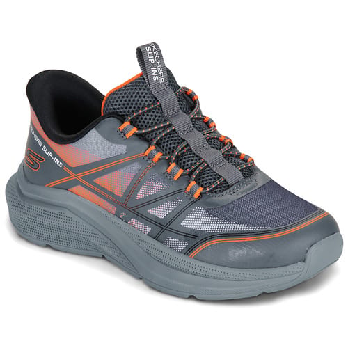 Skechers - Slip-ins: Microspec Velocity - Grid-shift Donkergrijs 36