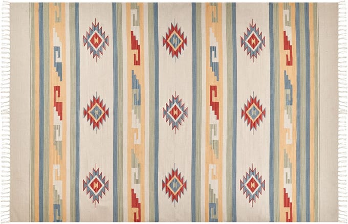 APARAN - Vloerkleed - Meerkleurig - 200 x 300 cm - Katoen