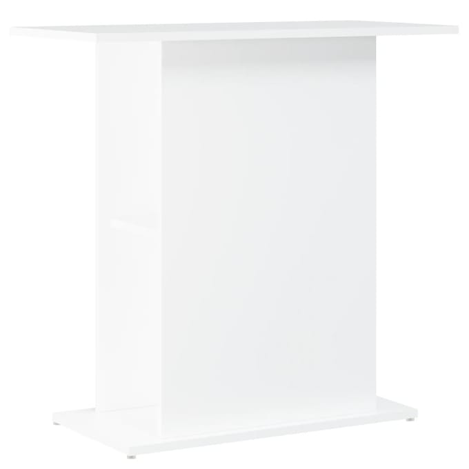 vidaXL - Aquariumstandaard - Wit - 75x36x72,5 - cm - Bewerkt - Hout