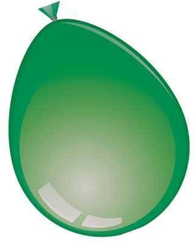 Ballonnen donkergroen (Ã˜30cm, 10st)