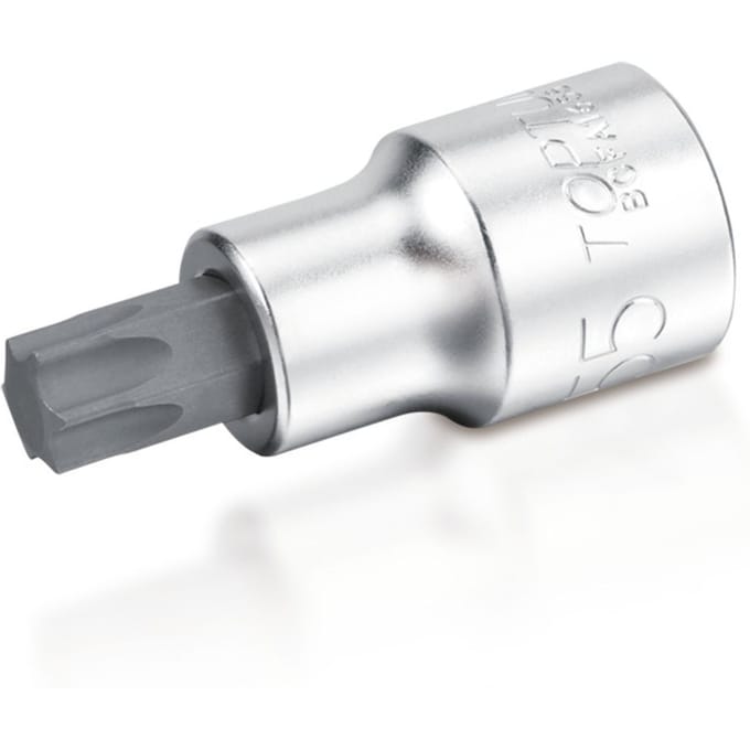 Toptul Torx Bit Dop 1/4" T15 Chroom Satin