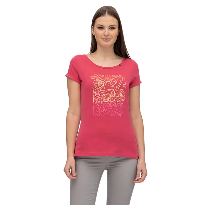 T-shirt dames Ragwear Florah Flowers