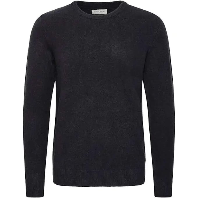 Regular fit gebreide pullover met ronde hals, model 'Heine'