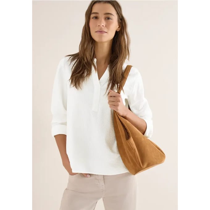 Blouse in effen kleur