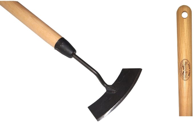 De Wit Ronde schoffel gesmeed 14 cm met essen steel 140 cm