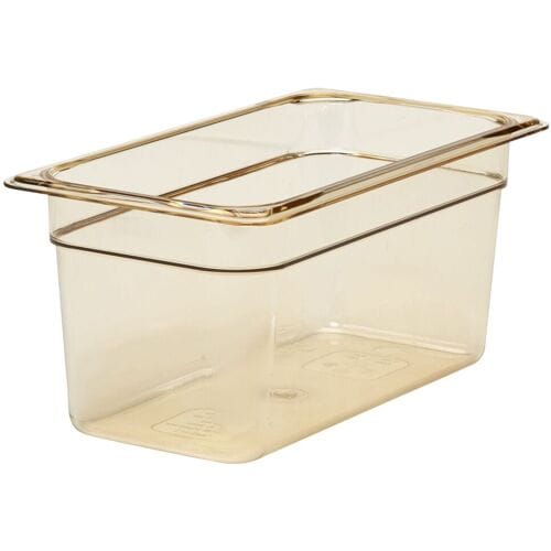 (6 stuks) CAMBRO H-PAN™ - Hittebestendige Gastronormbak 1/3 - Amber - Hoogte: 150mm