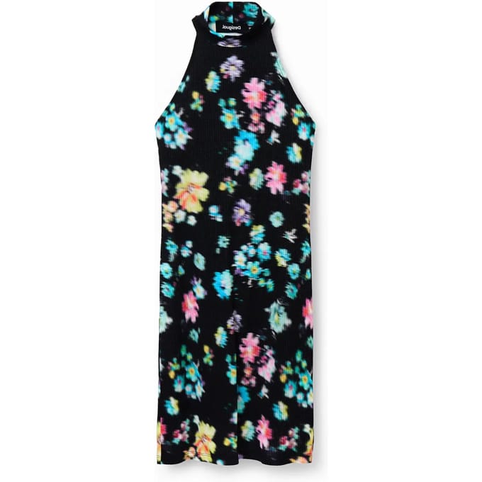 Korte jurk met halternek voor dames Desigual
