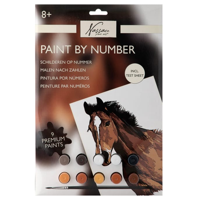 Schilderen op Nummer Paard