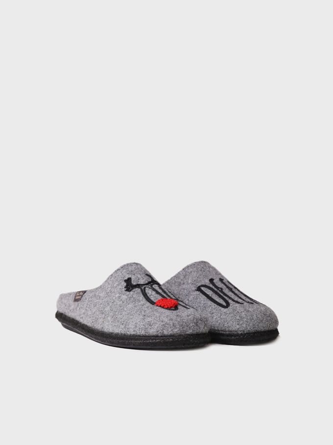 Viltslippers voor heren | TOBI-DR