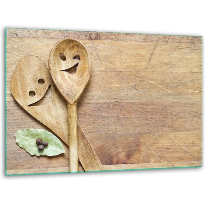 TMK ArtDeko D40x30 - Glazen Snijplank - 40x30 cm - Hittebestendig - Antislip