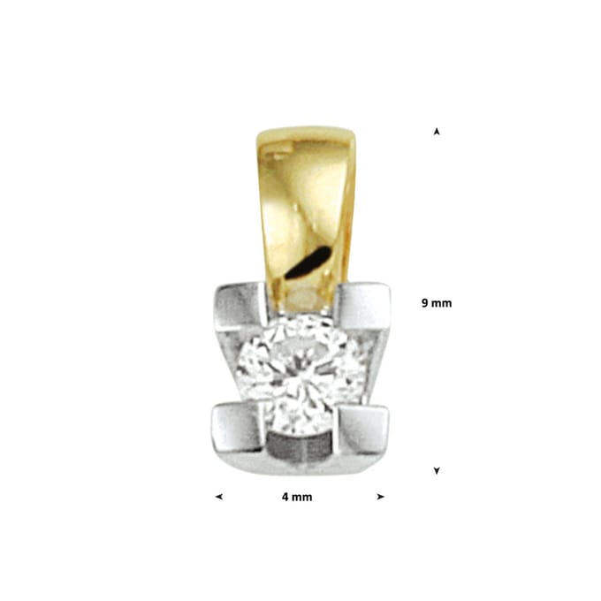 Hanger Diamant 0.10ct H Si