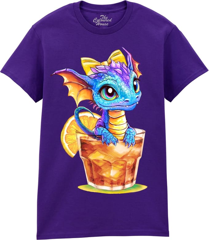 Draak Iced Tea Dragon The Coloured House T-shirt S