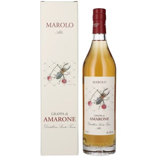 Marolo Grappa Marolo Alba Grappa di AMARONE 45% Vol. 0,7l in geschenkverpakking