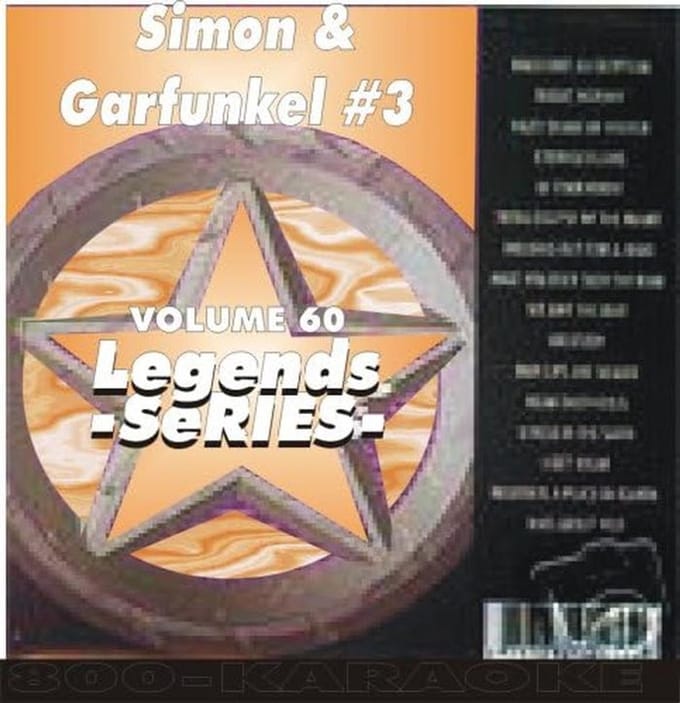 Karaoke Disc met Hits van Simon & Garfunkel - CDG Reader