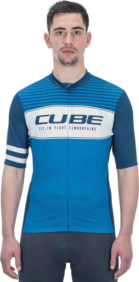 CUBE Fietsshirt BLACKLINE JERSEY CMPT S/S BLUE M
