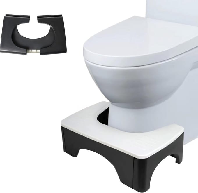 Inklapbare Toiletkruk voor een Betere Zithouding en Darmgezondheid