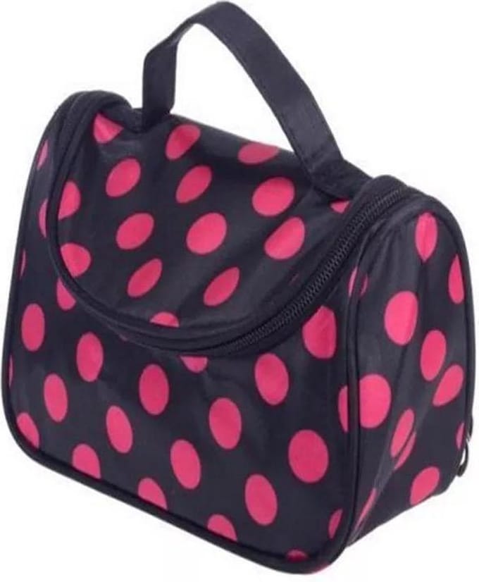 Make up tasje met spiegel - Roze
