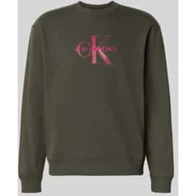 Regular fit sweatshirt met logoprint, model 'Terry'