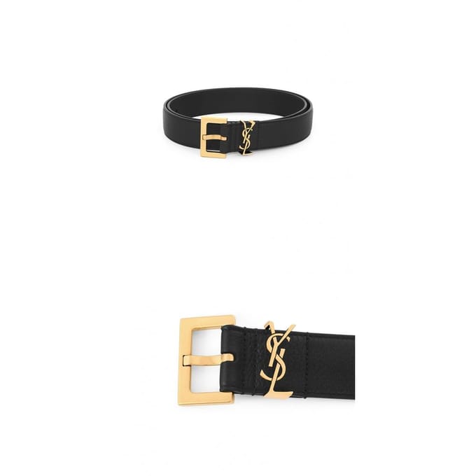 Saint Laurent 634440 Dti0w 1000 Cassandra Monogram Carré Or Ceinture 634440 DTI0W 1000 (100) black