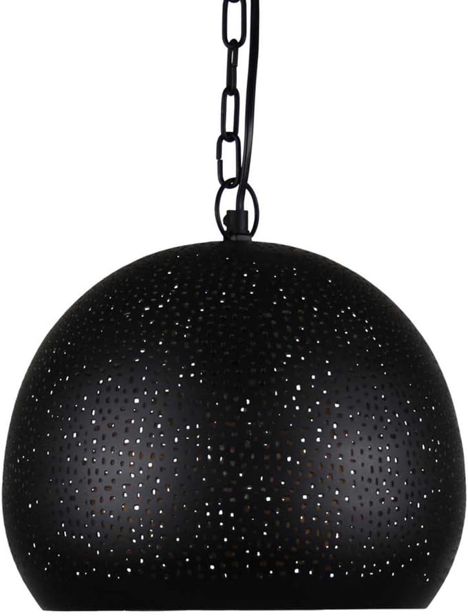 Safaary - Arabische Hanglamp Intisar Zwart Goud Ø 27 x 26cm
