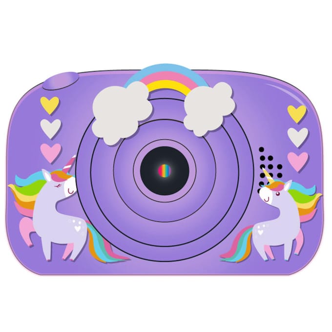 Kinder digitale camera Eenhoorn + microSD-kaart Fotografie