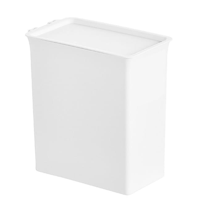 Opbergbox voor Wasmiddel Ruimtebesparende Organizerhouder voor Wasmiddeldopjes met Deksel voor Thuiswasruimte white