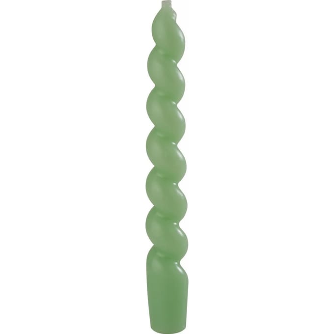 Spiraalvormige kaars - Mint