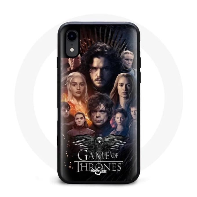 Coque - Game of Thrones - Iphone X - Rigide - Protection chocs - Logo Aigle Gris